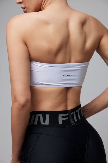 Спортивний Топ FITRUN Top Bandeau SPIDER "Total White"