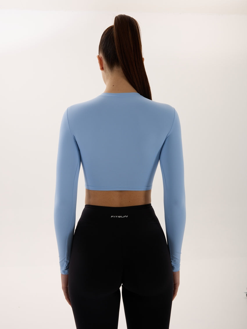 FITRUN Long Sleeve SKIN BASE "Sky VE"