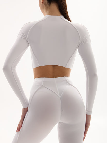FITRUN Long Sleeve-Corset Versa "White VE"