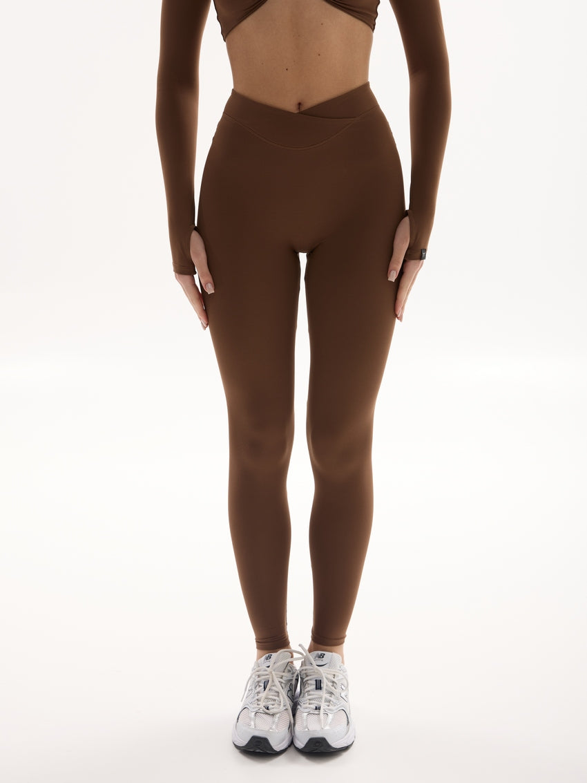 Leggings FITRUN YOGA Grace "Caramel NE"