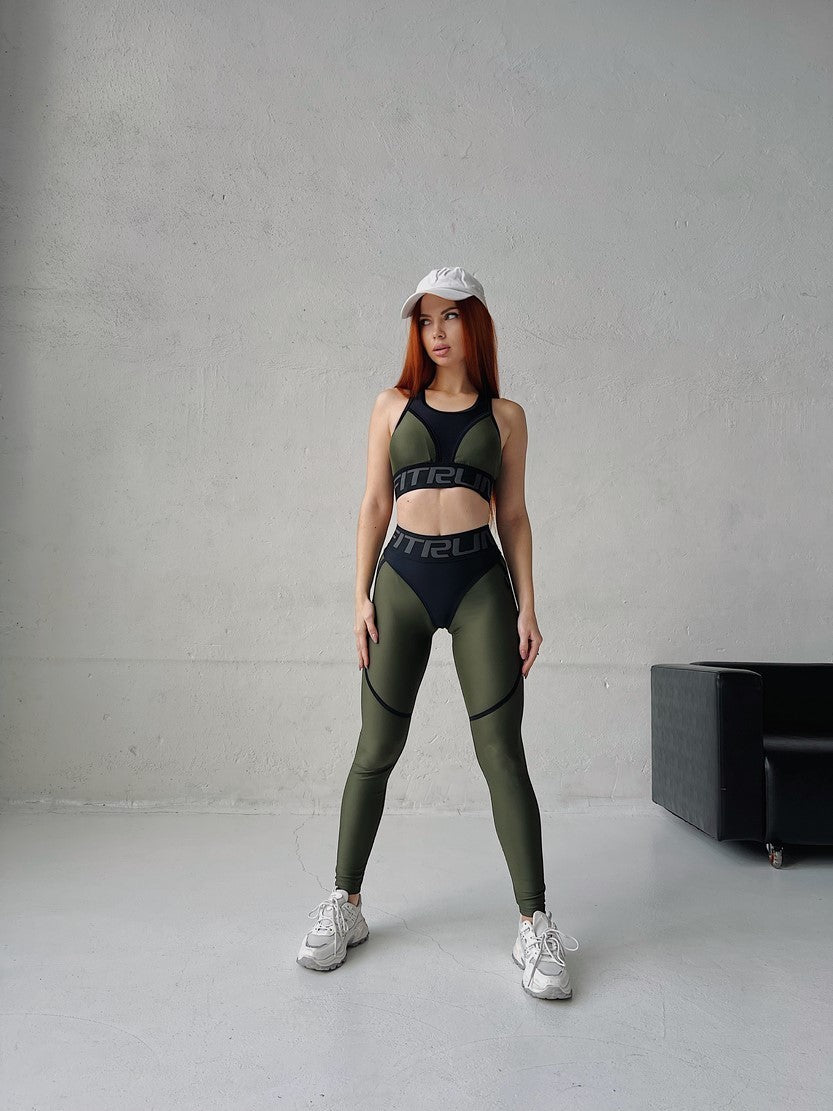 Легінси FITRUN Leggings Super Nuts "Khaki"