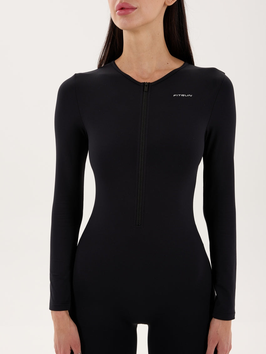 Jumpsuit FITRUN AURA Long "Black VE"