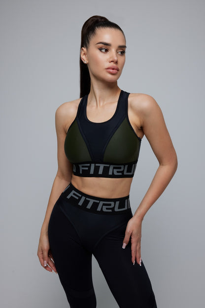 Sports Top FITRUN Top "Khaki"
