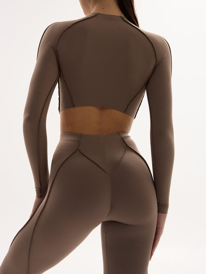 FITRUN Long Sleeve-Corset Versa "Sand VE"