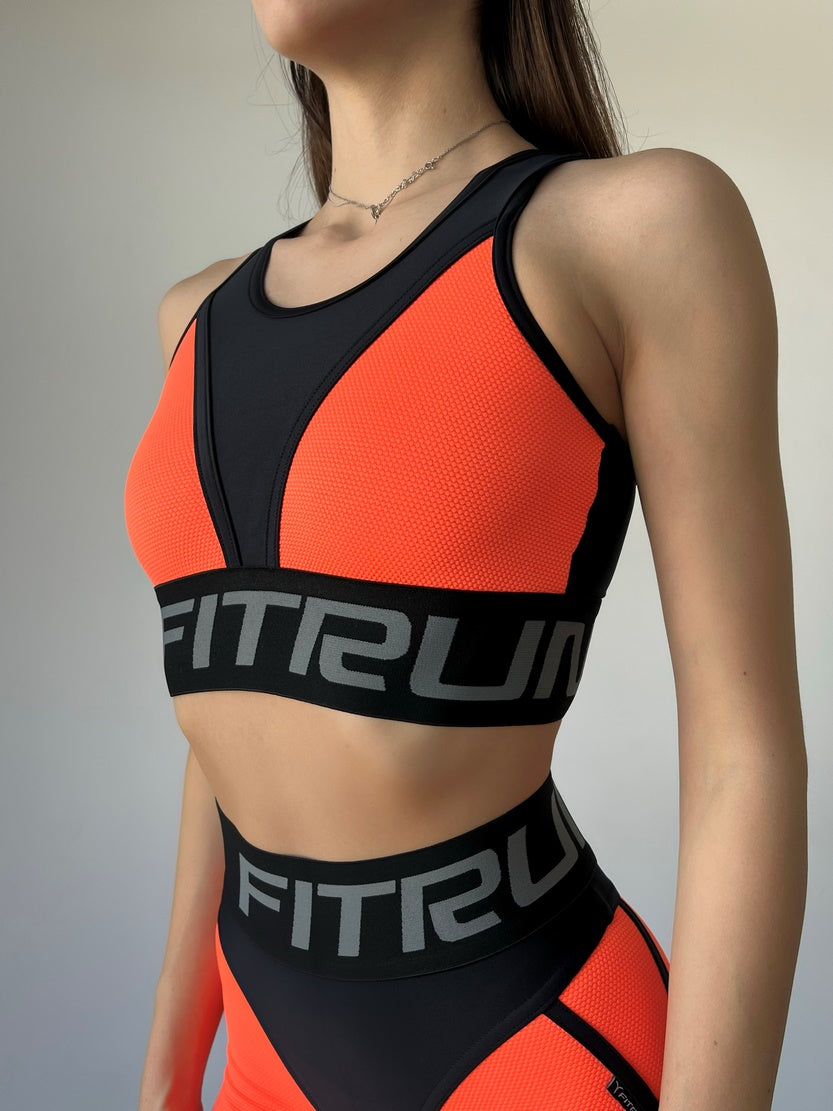 Спортивний Топ FITRUN Top "Orange Relief"