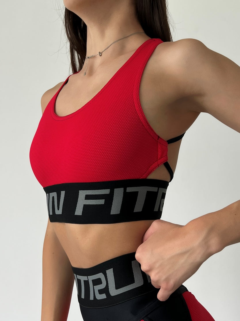 Спортивний Топ FITRUN Top X "Red Relief"