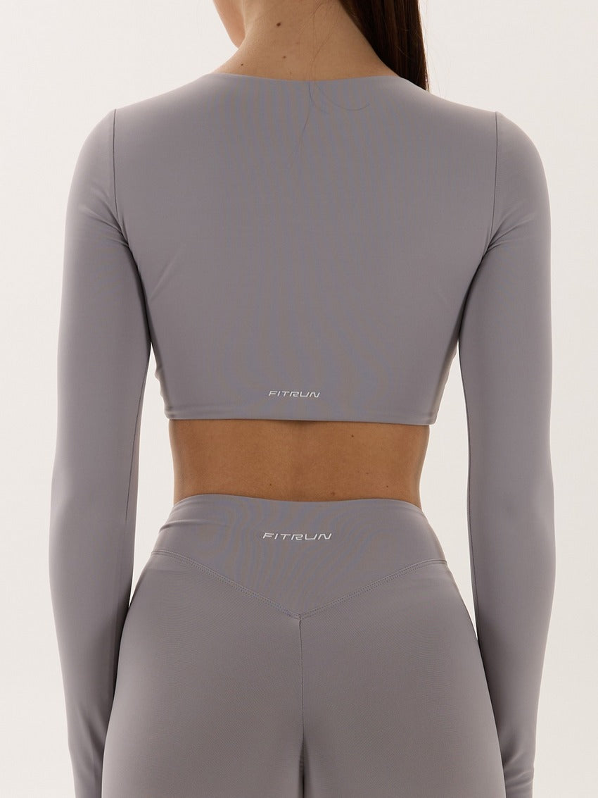 FITRUN Long Sleeve YOGA "Silver NE"