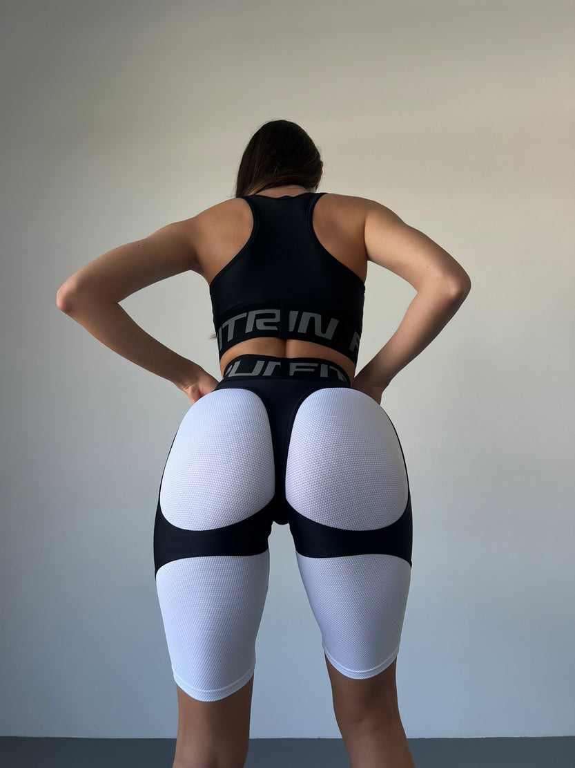 Cycling Short FITRUN Cycling Super Nuts Push-Up "White Relief"