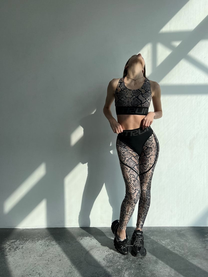 Легінси FITRUN Leggings Super Nuts "Python"