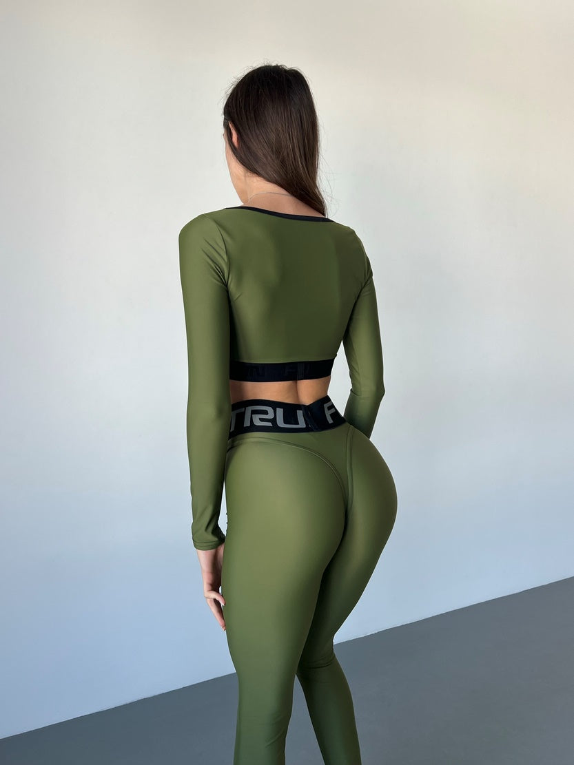 Легінси FITRUN Leggings Sculpt "Total Khaki"