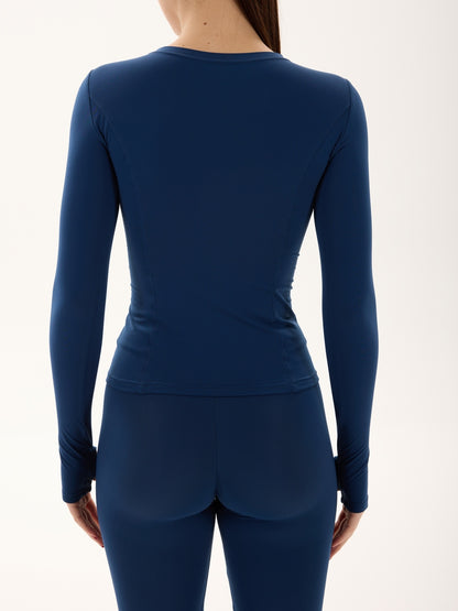 FITRUN Long Sleeve WINTER "Blue Fleece"