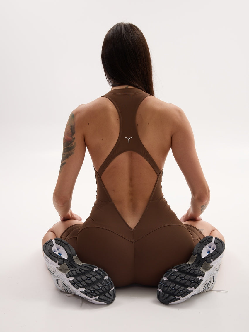 Salopetă FITRUN Salopetă YOGA Scurt „Nisip VE”