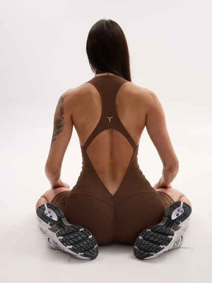 Salopetă FITRUN Salopetă YOGA Scurt „Nisip VE”