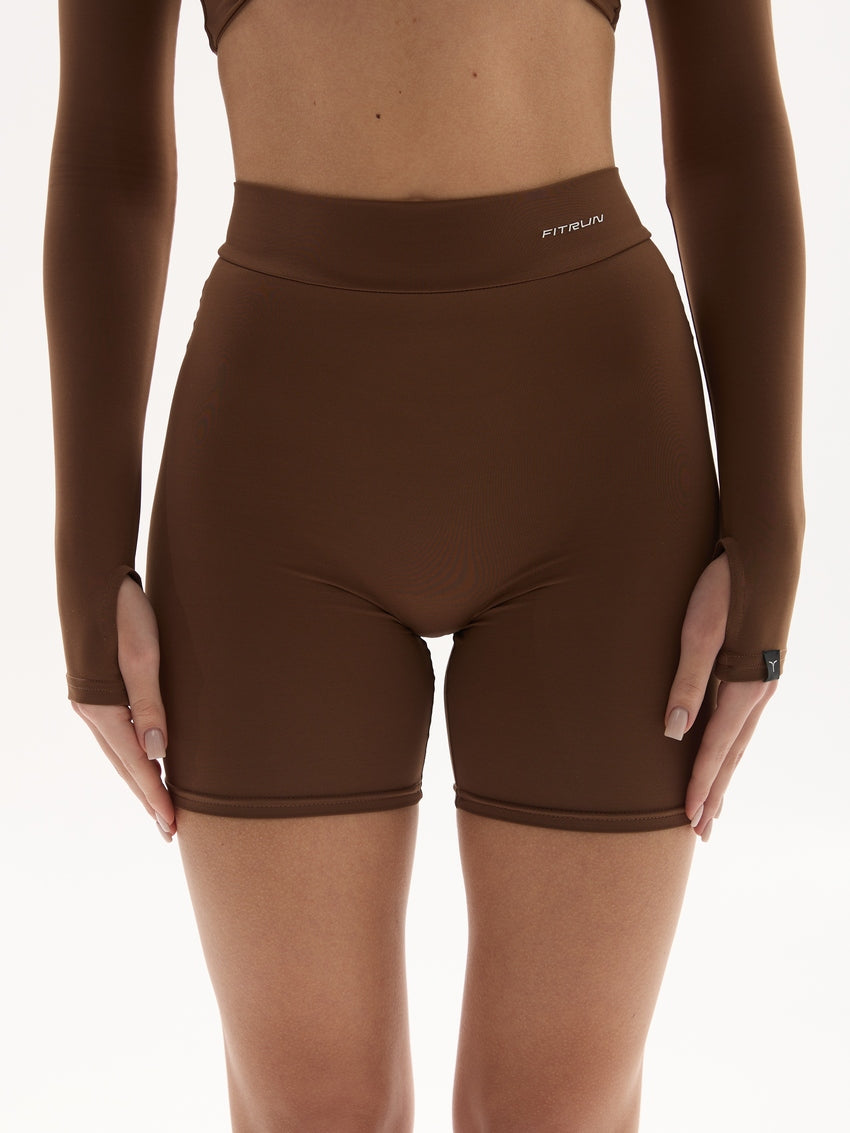 Shorts FITRUN YOGA Allure "Caramel NE"