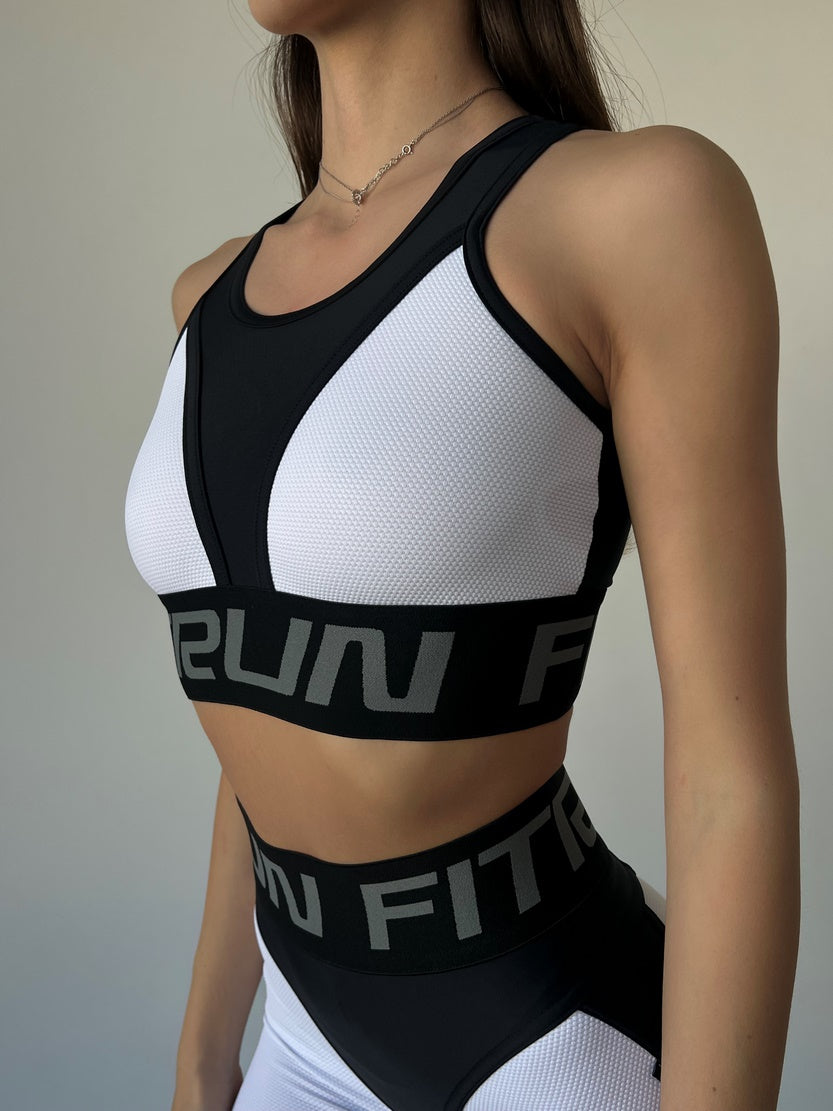 Спортивний Топ FITRUN Top "White Relief"