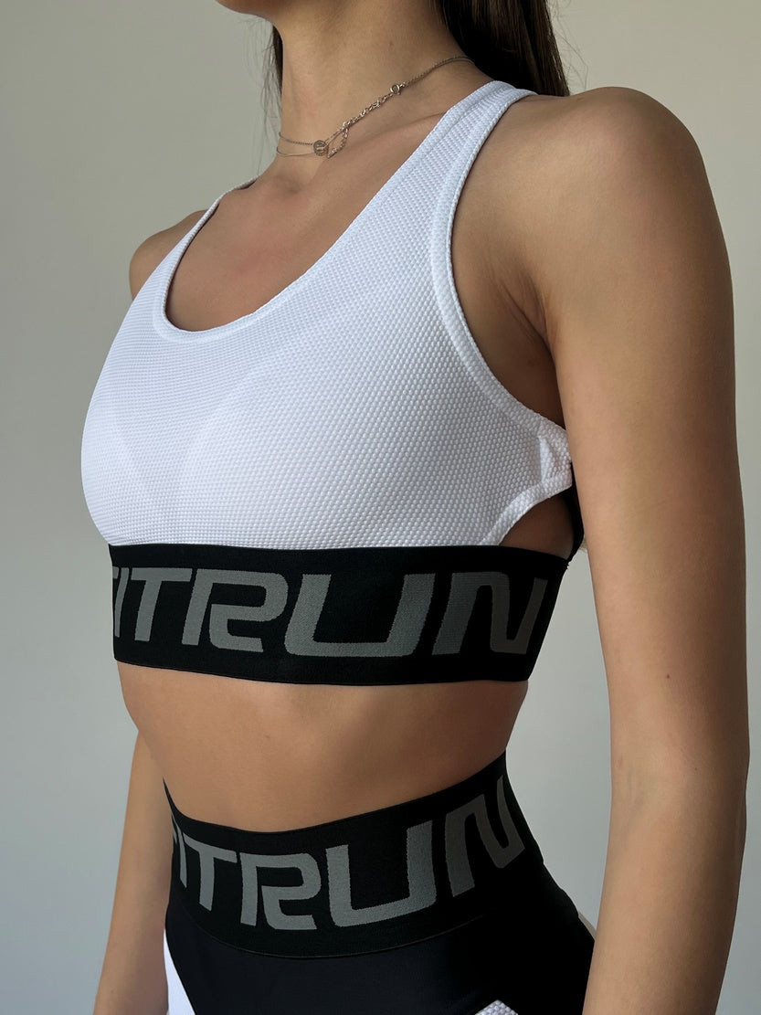 Sports Top FITRUN Top X "White Relief"