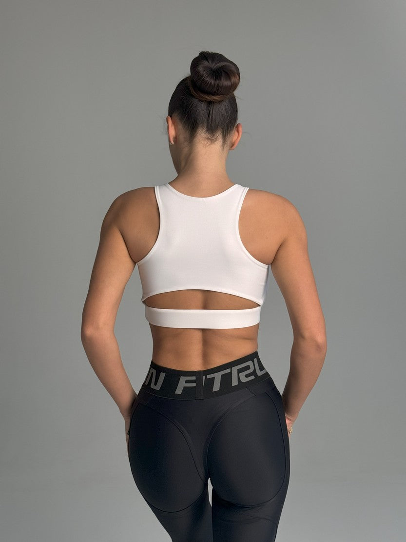 Sports Top FITRUN Top Comfort "Total White"