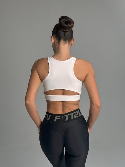 Sports Top FITRUN Top Comfort "Total White"