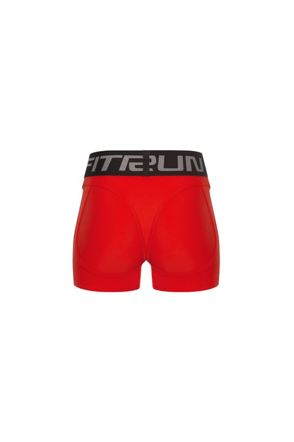 Шорти FITRUN Shorts Super Nuts "Total Red"