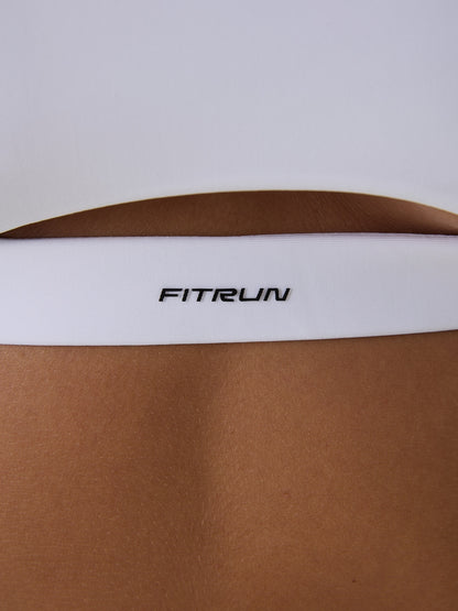Sports Top FITRUN Top Racy "Total White"