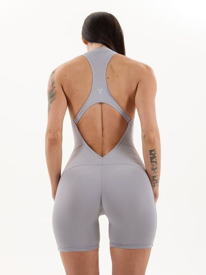 Jumpsuit FITRUN YOGA Short "Silver NE"