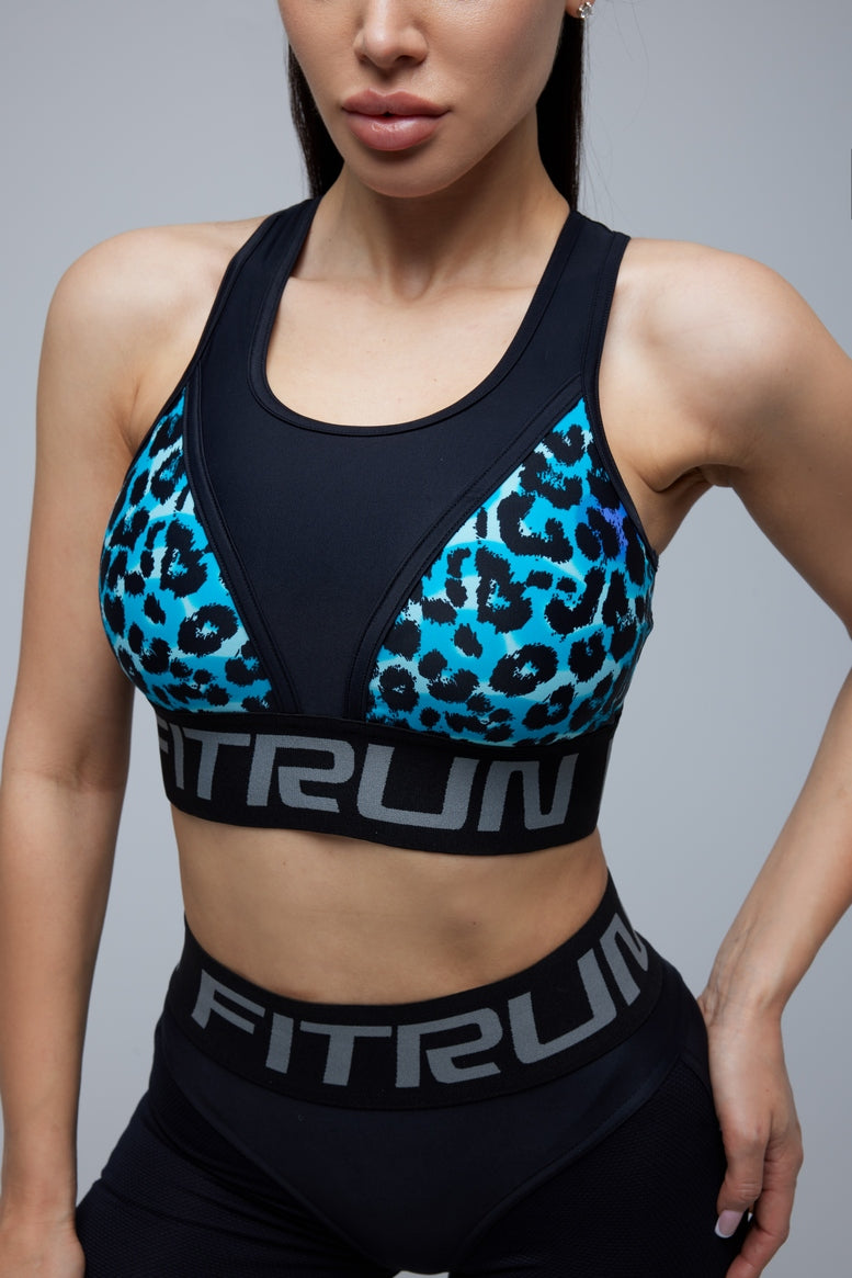 Sports Top FITRUN Top "Leo Blue"