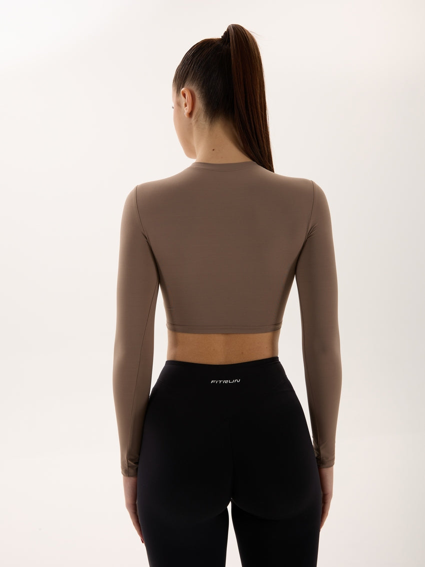 FITRUN Long Sleeve SKIN BASE "Sand VE"