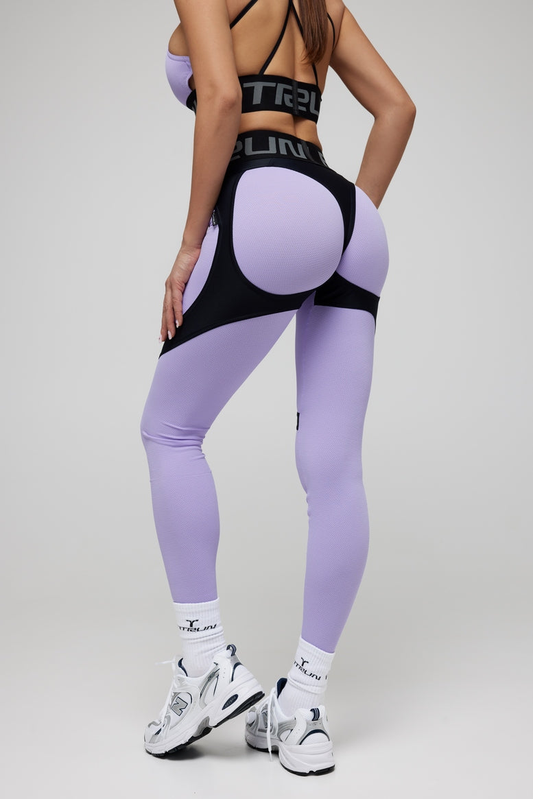 Leggings FITRUN Leggings Super Nuts Push-Up "Lilac Relief"