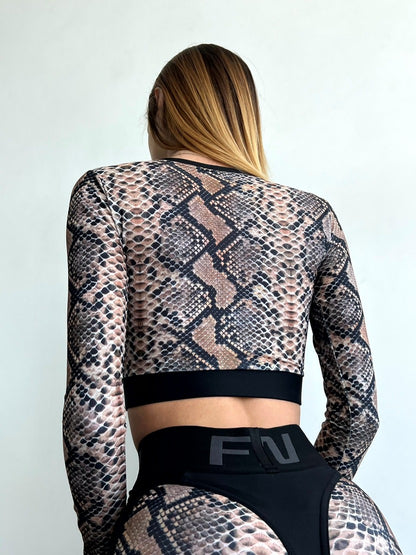 FITRUN Long Sleeve Midi "Python"