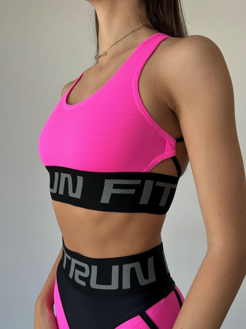 Спортивний Топ FITRUN Top X "Pink Relief"