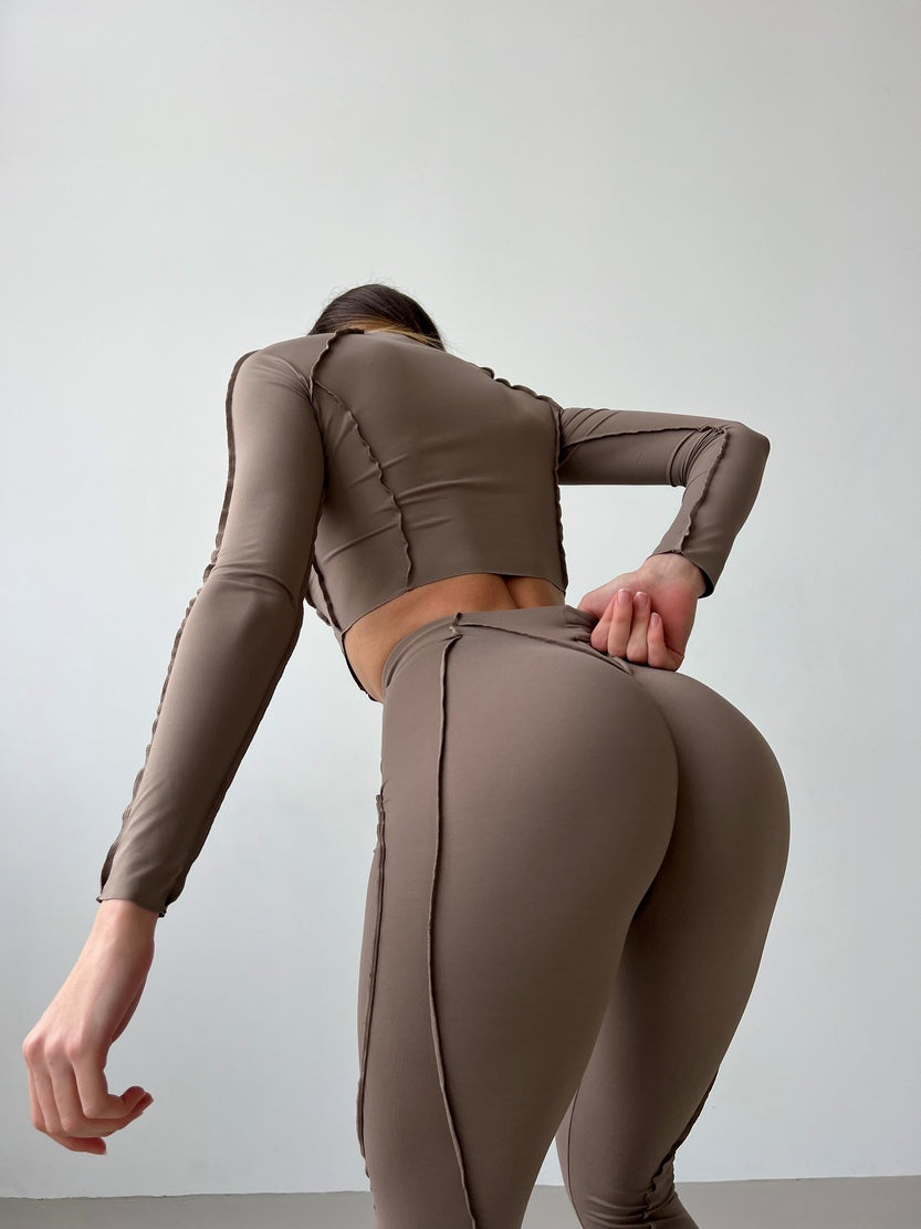 FITRUN Long Sleeve-Corset Versa "Sand VE"