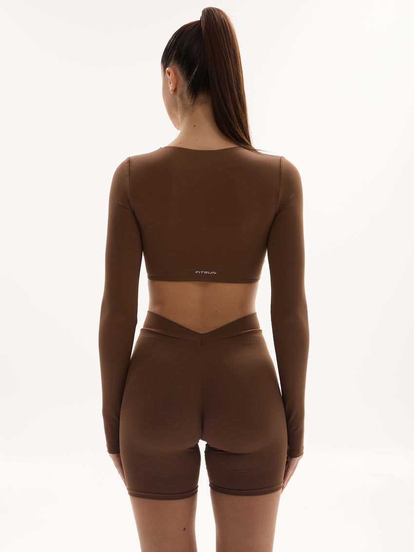 FITRUN Long Sleeve YOGA "Caramel NE"