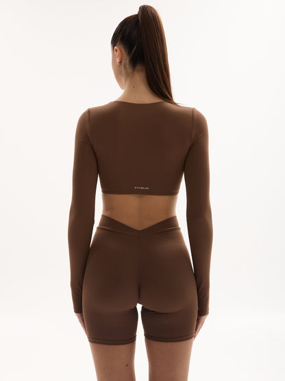 FITRUN Long Sleeve YOGA "Caramel NE"