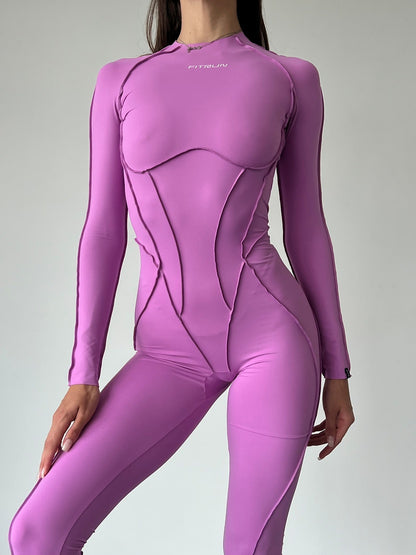 Jumpsuit FITRUN BodySuit Long Versa "Fuchsia VE"