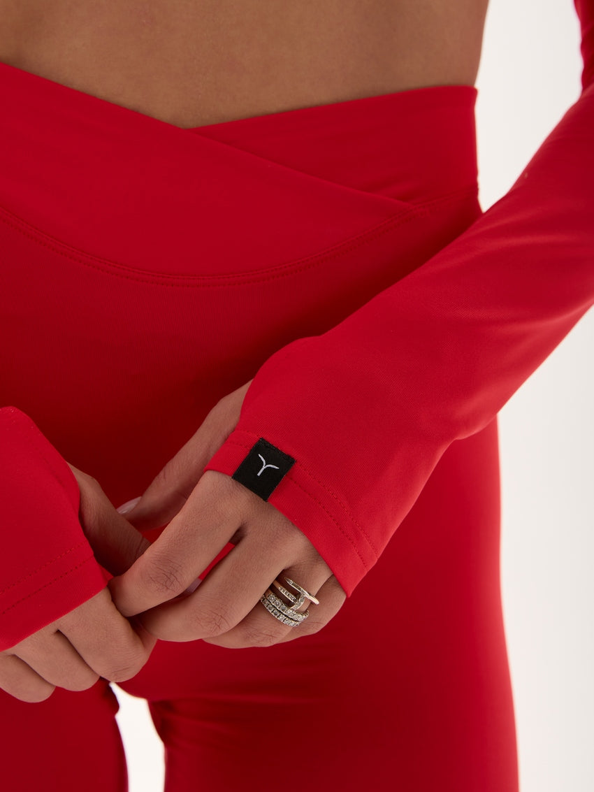 Long Sleeve FITRUN YOGA "Cherry NE"
