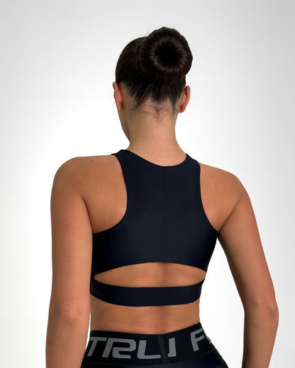 Sports Top FITRUN Top Comfort "Black Blaze"