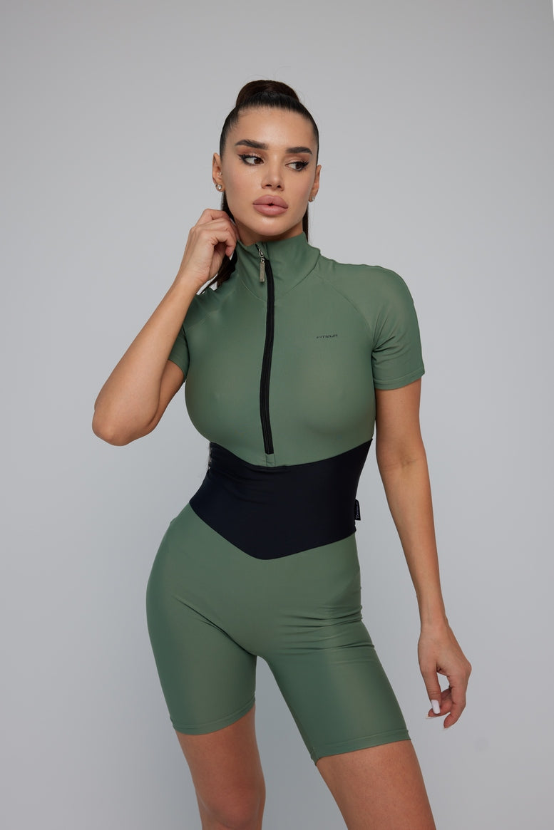 Комбінезон FITRUN Jumpsuit Base Short "Olive"