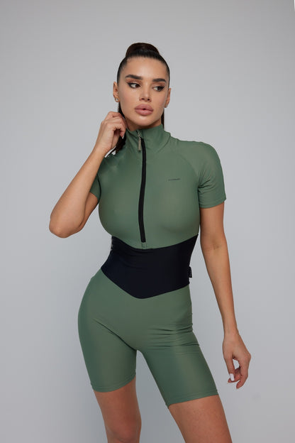 Комбінезон FITRUN Jumpsuit Base Short "Olive"