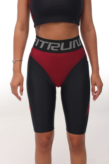 Cycling Short FITRUN Cycling NICE Push-Up "Wine Blaze"