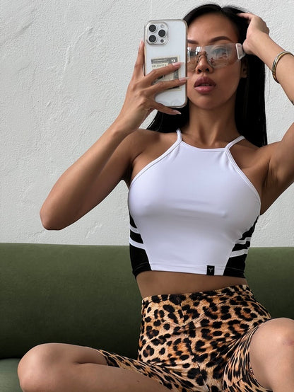 Спортивний Топ FITRUN Crop Top "White"