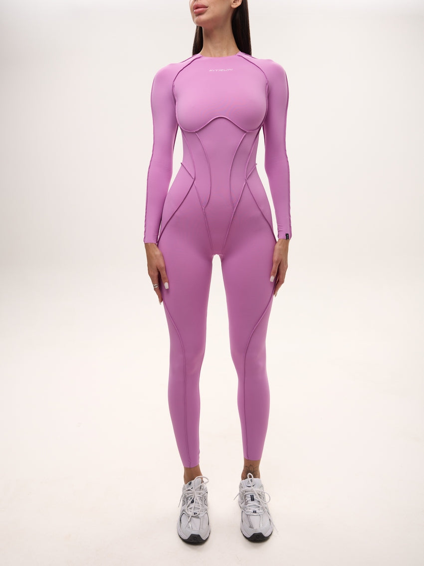 Salopetă FITRUN Body Suit Long Versa "Fuchsia VE"