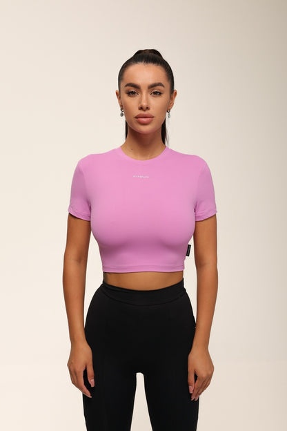 Футболка укорочена FITRUN T-shirt Short SKIN BASE "Fuchsia VE"