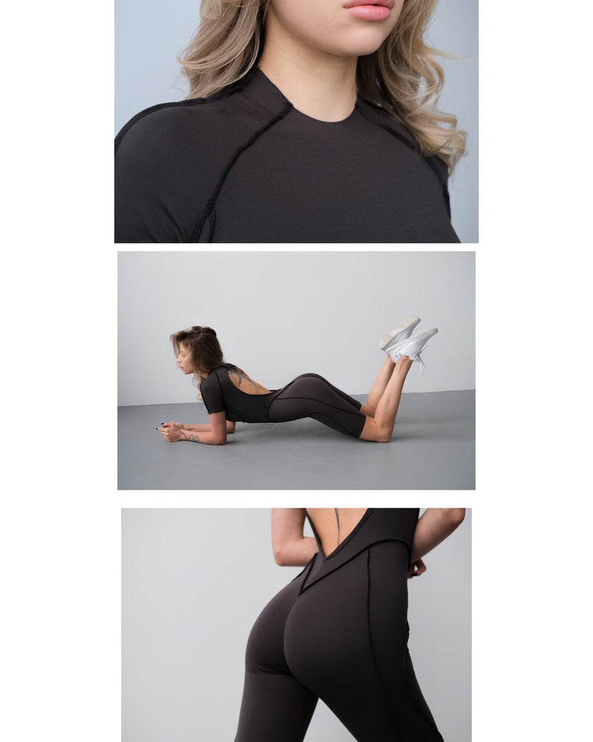 Комбінезон FITRUN BodySuit Short Versa "Total Graphite Soft"