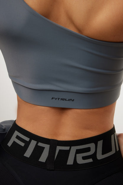 Shortened Rashguard FITRUN Rashguard Racy "Total Silver"