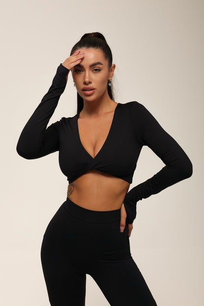 Рашгард  FITRUN Rashguard YOGA "Black VE"