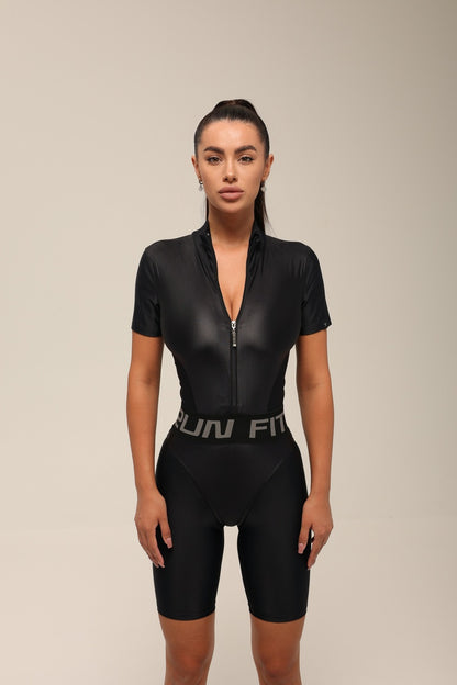 Jumpsuit FITRUN Jumpsuit Super Nuts Short "Black Blaze"