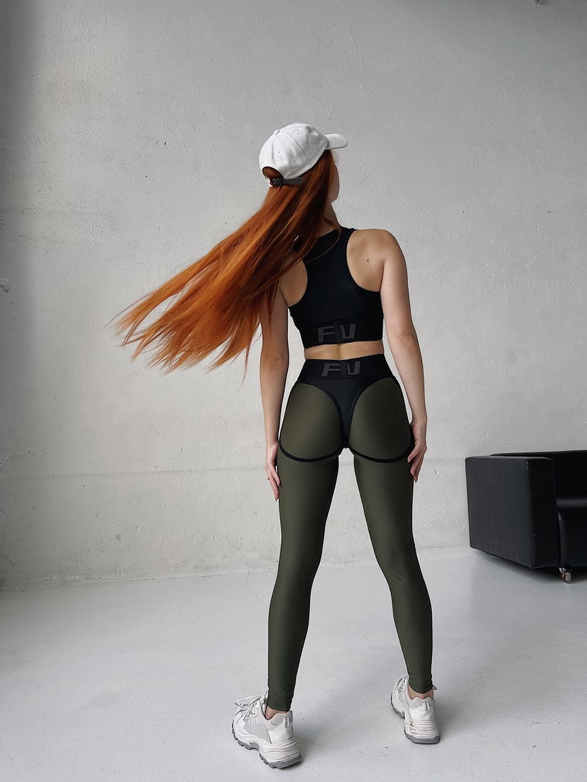 Легінси FITRUN Leggings Super Nuts "Khaki"