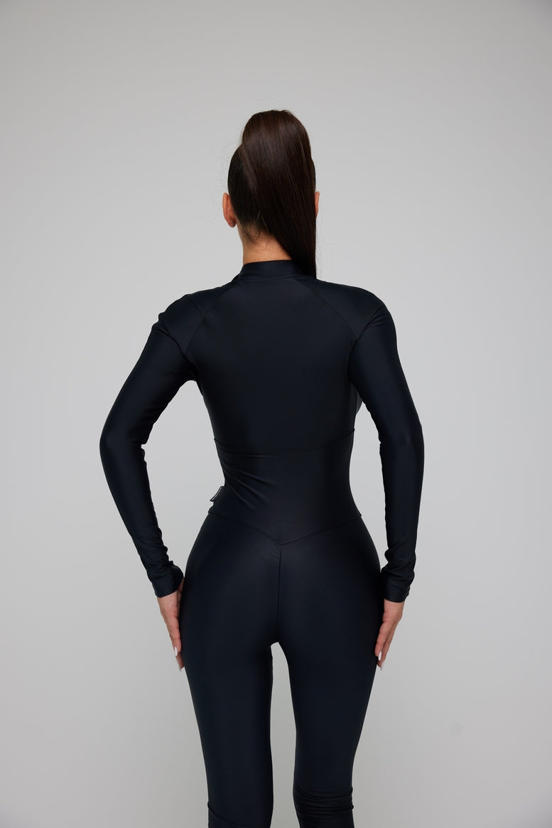 Jumpsuit FITRUN Jumpsuit Base Long "Total Black"