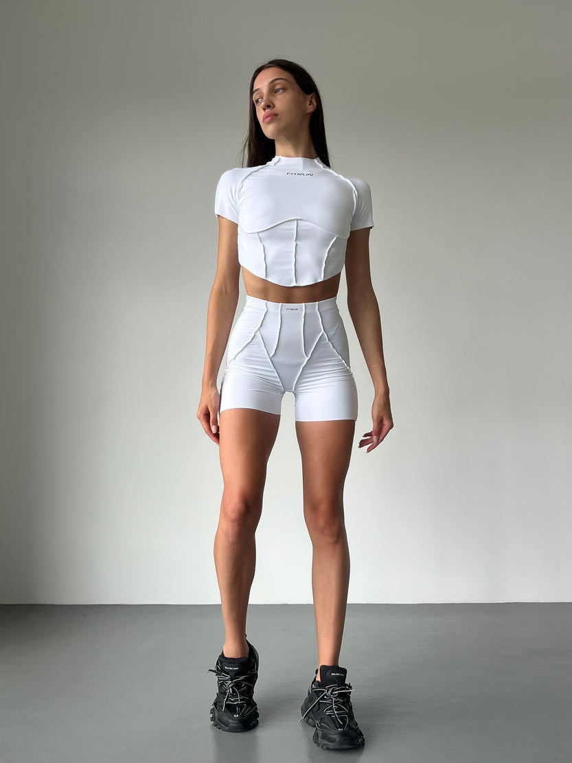 Shorts FITRUN Shorts Versa "White VE"