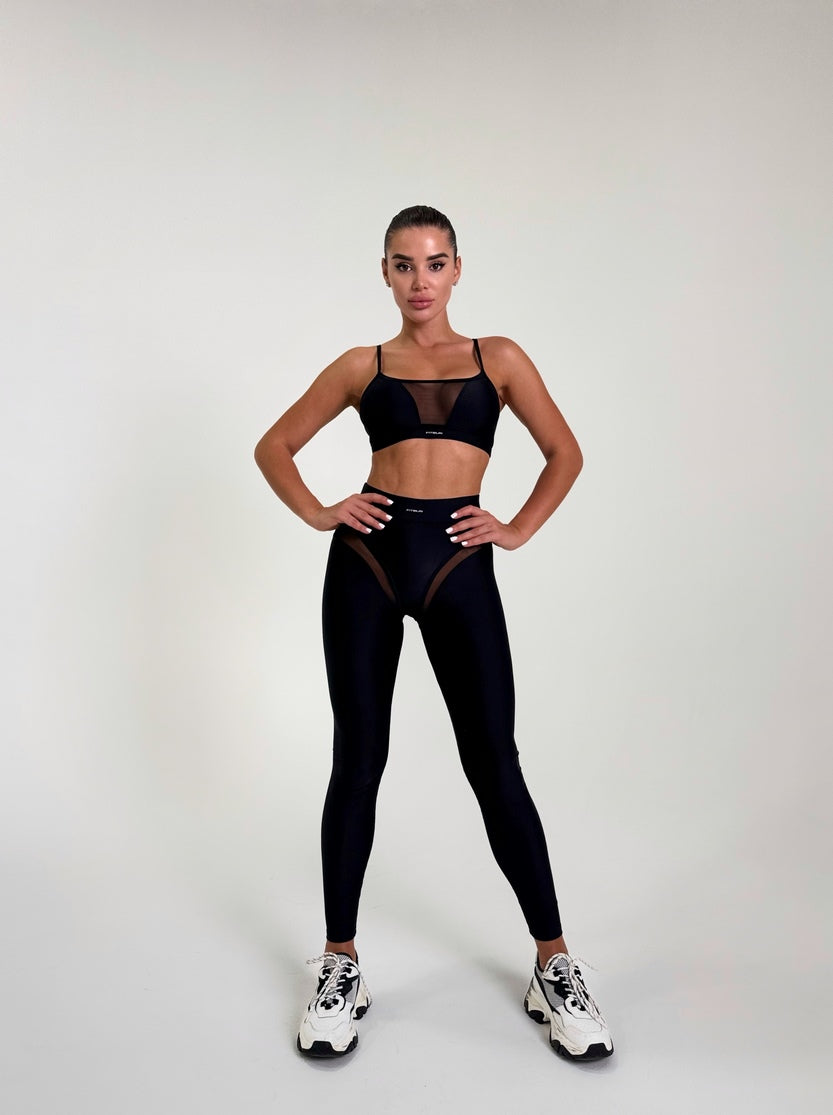 Leggings FITRUN Leggings SPIDER EVA "Black"